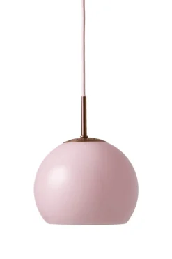 Sale Ball Glass pendel Ø18, opal rosa Glas Lamper|Spisebordslamper