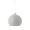 Best Ball pendel Ø18, blank grå (limited) Spisebordslamper|Lamper Til Sofabord