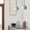 Outlet Ball Pendel Ø18, mat aqua green Lamper Til Sofabord|Hængelamper