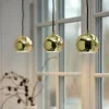 Hot Ball pendel Ø12, messing (limited) Lamper Til Sofabord|Hængelamper