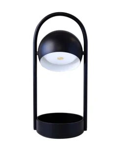 New Ball Portable batterilampe / bordlampe, sort Transportable Lamper|Lamper Til Sofabord