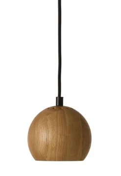 Discount Ball Wood pendel Ø12, eg Lamper I Træ|Spisebordslamper