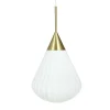 Hot Ballon pendel large, opal/messing Messinglamper|Hvide Lamper