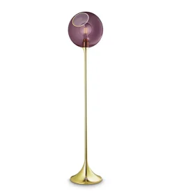 Clearance Ballroom Floor - Gulvlampe, Purple Glas Lamper|Standerlamper