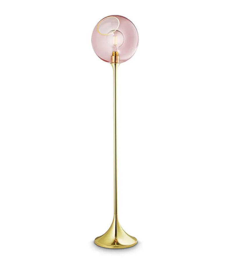 Best Ballroom Floor - Gulvlampe, Rose Glas Lamper|Standerlamper