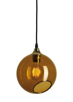 Hot Ballroom pendel XL, amber Glas Lamper|Glas Lamper