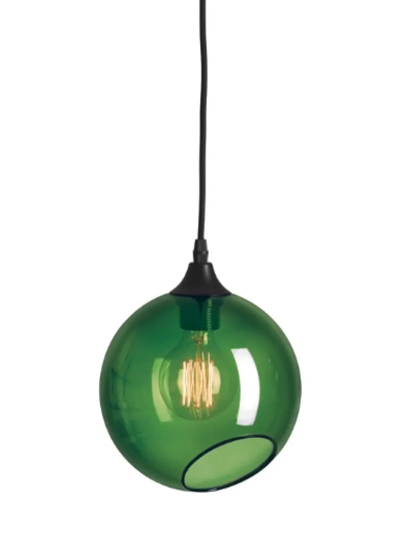 Hot Ballroom pendel XL, green Glas Lamper