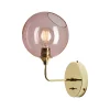 New Ballroom The Wall 37 væglampe, rose Glas Lamper