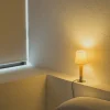 BASICA MINIMA bordlampe bronze/beige Sommerhus Lamper|Bordlamper