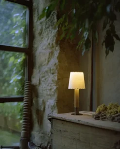 New BASICA MINIMA bordlampe nikkel/natur Bordlamper