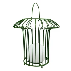 Hot Basket udendørs batterilampe, grøn Transportable Lamper|Udendørslamper