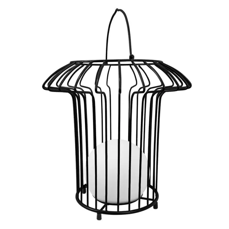 Basket udendørs batterilampe, sort Transportable Lamper|Udendørslamper