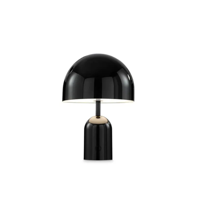 Clearance Bell Portable bordlampe / batterilampe, sort Transportable Lamper|Lamper Til Sofabord
