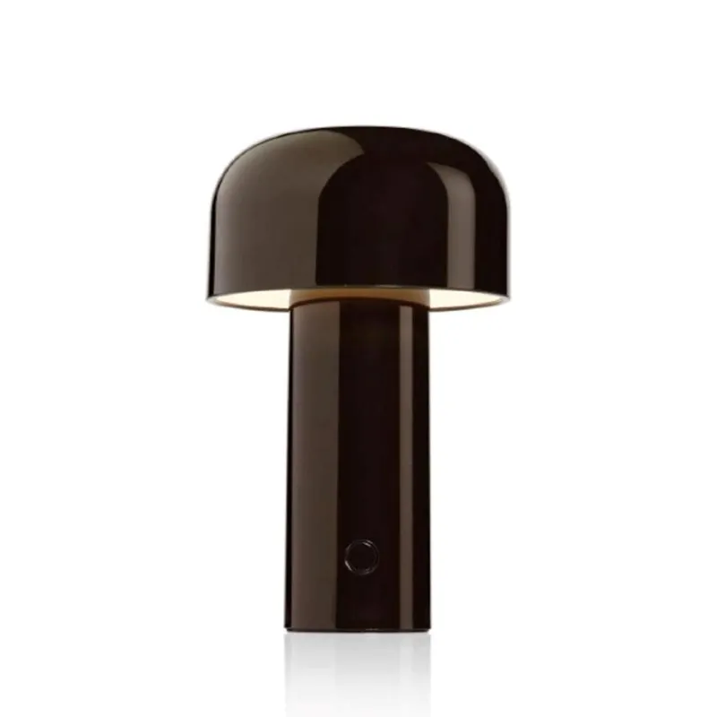 Discount Bellhop Batteri Bordlampe, Brun Transportable Lamper|Lamper Til Sofabord