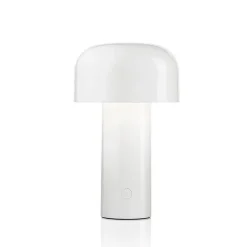 Best Bellhop Batteri Bordlampe, hvid Transportable Lamper|Lamper Til Sofabord