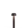 Online Bellhop Bollard H380 udendørs gulvlampe, brun Standerlamper|Udendørslamper