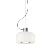 Bellhop Glas S1 pendel, bright aluminium Hvide Lamper|Spisebordslamper