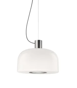Discount Bellhop Glas S2 pendel, bright aluminium Hvide Lamper|Glas Lamper