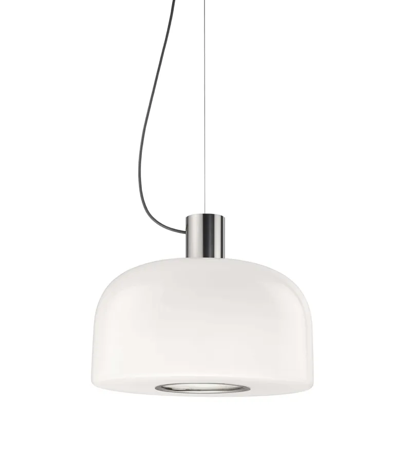 Discount Bellhop Glas S2 pendel, bright aluminium Hvide Lamper|Glas Lamper