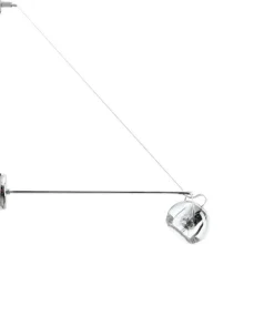 Best Beluga væglampe på arm, klar Glas Lamper