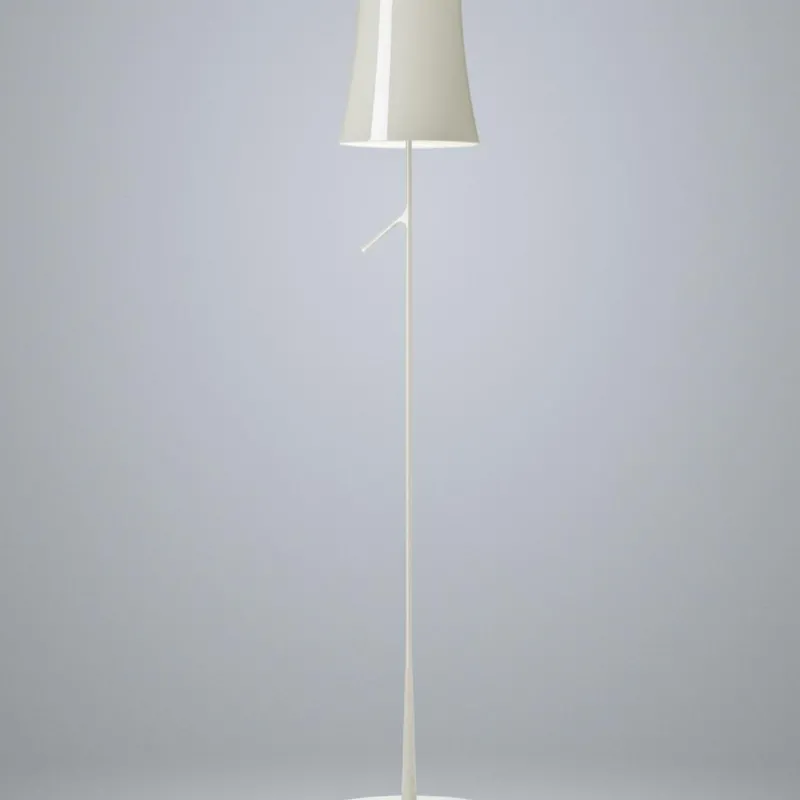 Clearance Birdie Lettura LED gulvlampe, hvid Hvide Lamper|Standerlamper