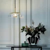Discount Blossi 1 pendel, nordic guld/klar Glas Lamper|Pendler
