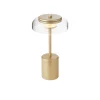 Online Blossi bordlampe / batterilampe mini portable, nordic guld/klar Transportable Lamper|Skrivebordslamper