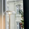Sale Blossi bordlampe, nordic guld/klar Glas Lamper|Skrivebordslamper