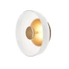 Blossi væglampe Ø23, nordic guld/opal Glas Lamper|Væglamper