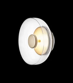 New Blossi væglampe Ø23, nordic guld/klar Glas Lamper|Væglamper
