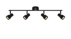Clearance Boston 4-Rail loftlampe, sort Soveværelseslamper|Køkkenlamper
