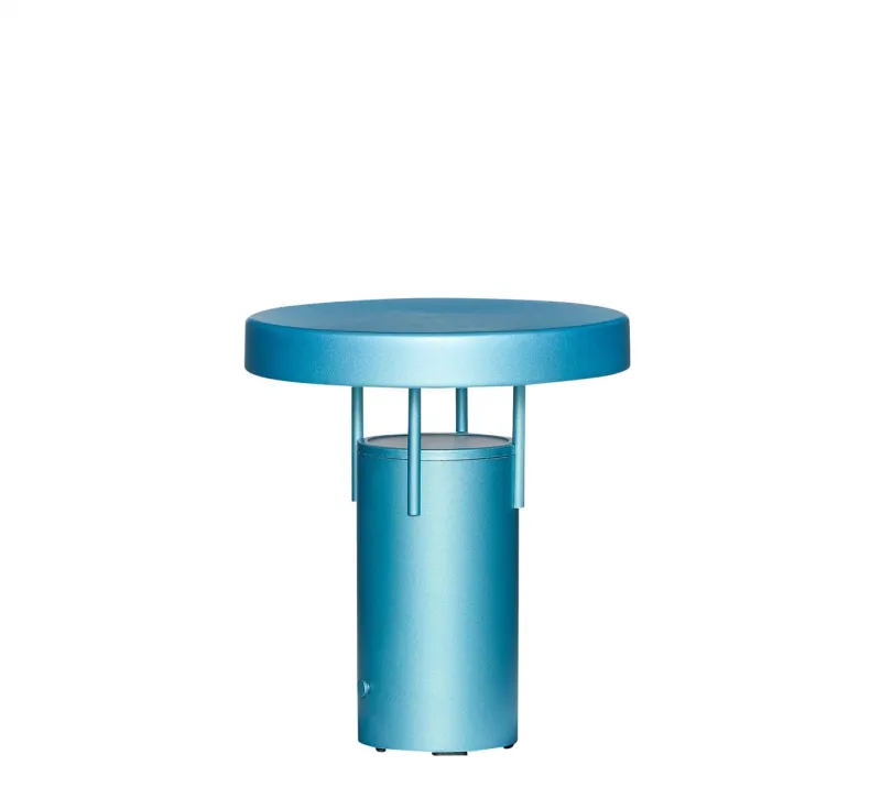 Clearance BringMe Portable bordlampe / batterilampe mini, metallic turquoise Transportable Lamper|Lamper Til Sofabord