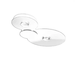 Discount Bugia Double loftlampe, hvid Hvide Lamper|Stue Lamper