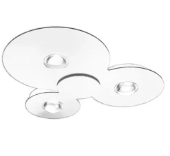 Outlet Bugia Triple loftlampe, hvid Hvide Lamper|Stue Lamper