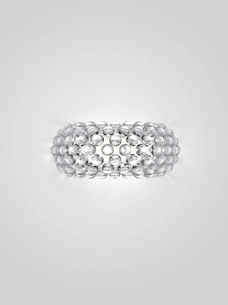 Clearance Caboche Plus Media væglampe, transparent Glas Lamper|Soveværelseslamper