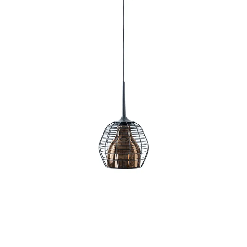 Best Cage Pendel small, Sort/Bronze Glas Lamper|Spisebordslamper