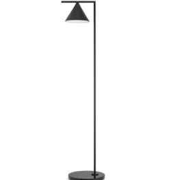 Best Captain Flint gulvlampe, sort/sort marmor Marmor Lamper|Standerlamper