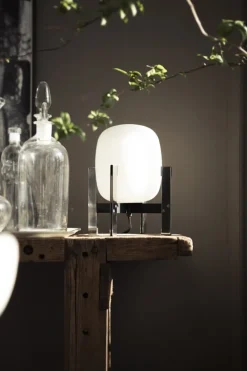 Discount CESTITA METÁLICA bordlampe Bordlamper