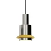 Discount Chaumont pendel 150, nikkel/gul Spisebordslamper|Hængelamper