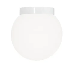 Sale Classic Globe 300 loftlampe / væglampe IP44, hvid/mat opal Hvide Lamper|Glas Lamper