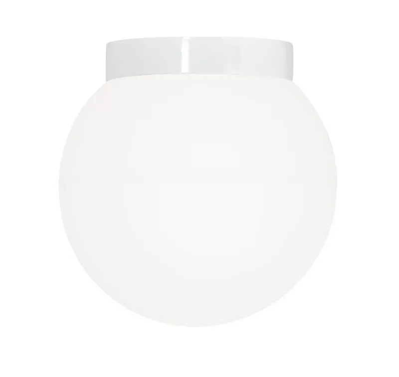Sale Classic Globe 300 loftlampe / væglampe IP44, hvid/mat opal Hvide Lamper|Glas Lamper