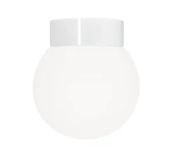 Hot Classic Globe 200 loftlampe / væglampe IP44, hvid/mat opal Hvide Lamper|Glas Lamper