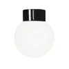Best Classic Globe 200 loftlampe / væglampe IP54, sort/mat opal Glas Lamper|Vådrumslamper