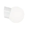 Clearance Classic Globe 150 væglampe IP54, hvid/mat opal Hvide Lamper|Glas Lamper