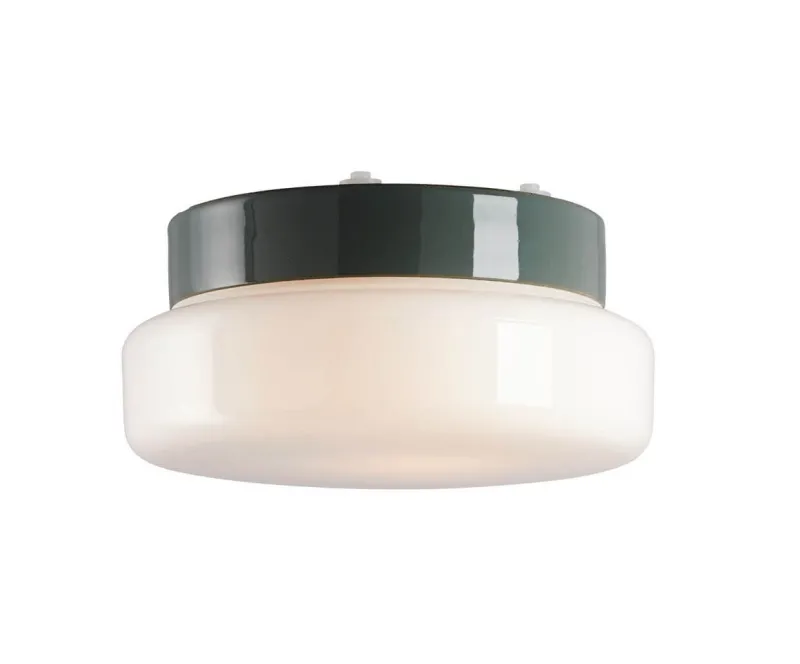 Hot Classic Sauna loftlampe / væglampe, grå Glas Lamper|Vådrumslamper