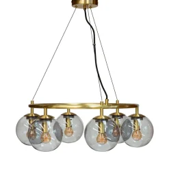 Best Como lysekrone, messing Messinglamper|Spisebordslamper