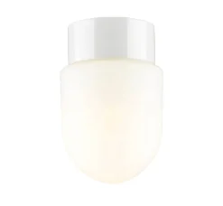 Discount Contrast Fridhem Sauna loftlampe / væglampe, hvid Hvide Lamper|Glas Lamper
