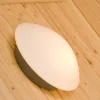 Outlet Contrast Solhem Sauna loftlampe / væglampe, grå Glas Lamper|Vådrumslamper