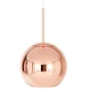 Hot Copper rund pendel Ø25, kobber Spisebordslamper|Soveværelseslamper