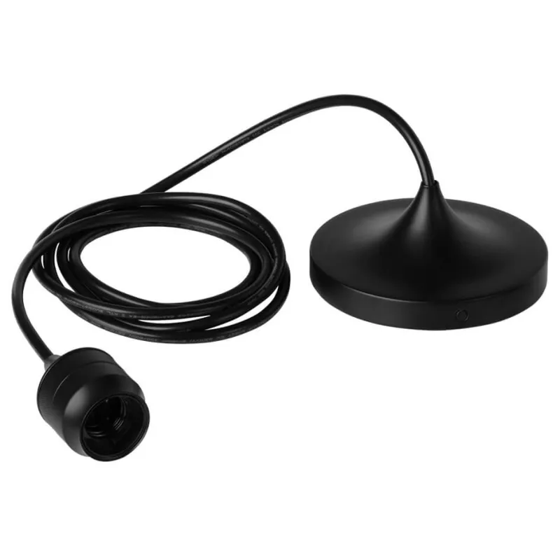 Online Cord Set Pro E27-ophæng, sort Pendelophæng|Ledninger, Fatninger Og Baldakiner